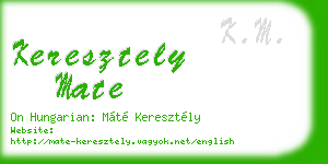 keresztely mate business card